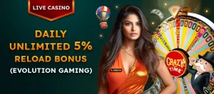 Daily Unlimited 5% Reload Bonus